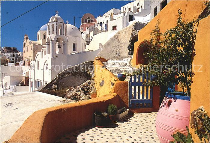 Santorin Thira Thera Teilansicht