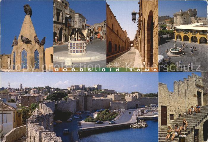 Rhodos Rhodes aegaeis Old Town