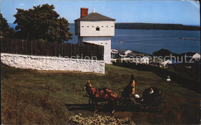 Mackinac Island Blockhouse Old Fort Mackinac