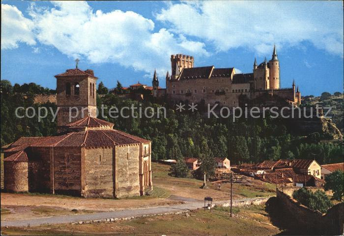 Segovia Kirche und Schloss Alcazar