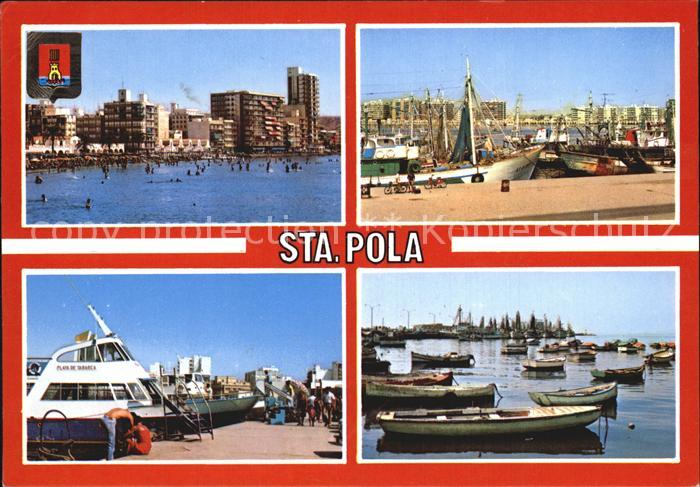 Santa Pola Hafen Strand Boote