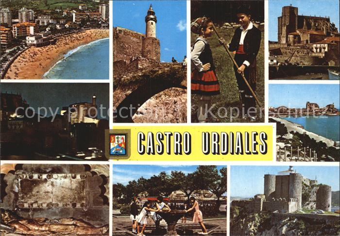 Castro-Urdiales Burg Ortsansichten