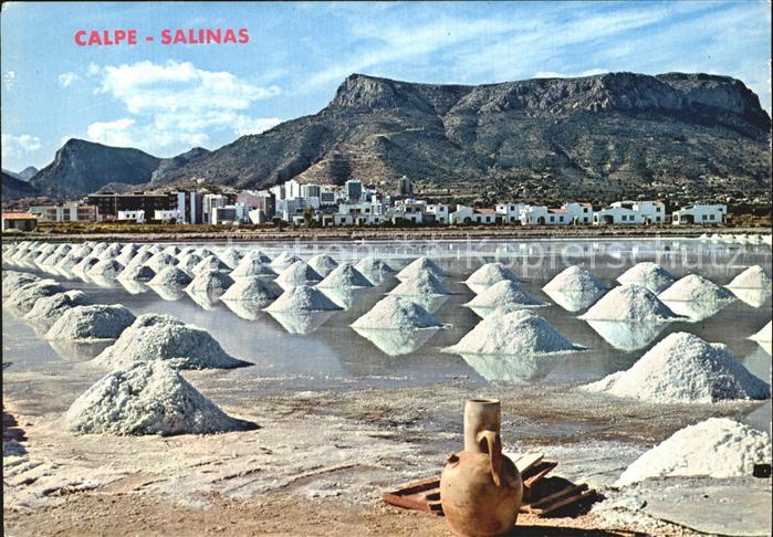 Calpe Salinas Stadtansicht