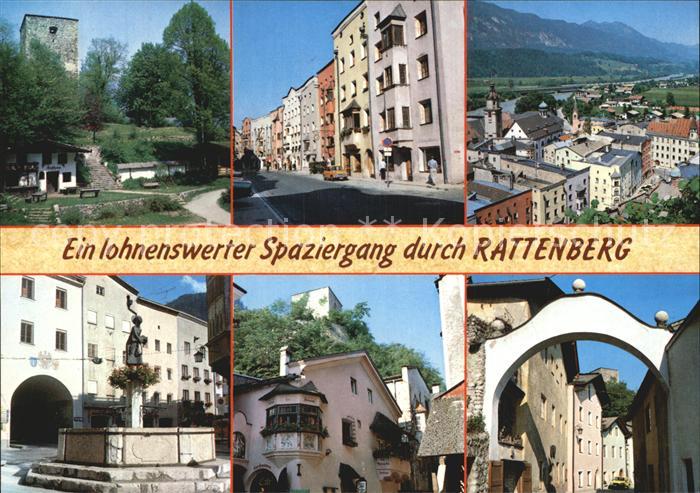 Rattenberg Tirol Stadtbrunnen Festung Malerwinkl