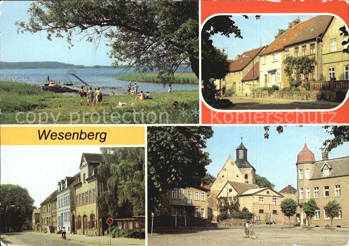 Wesenberg Mecklenburg Strand Woblitzsee Markt