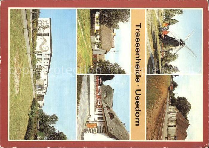 Trassenheide Usedom Muehle Jugenderholungsheim Bahnhof Altes Bauernhaus