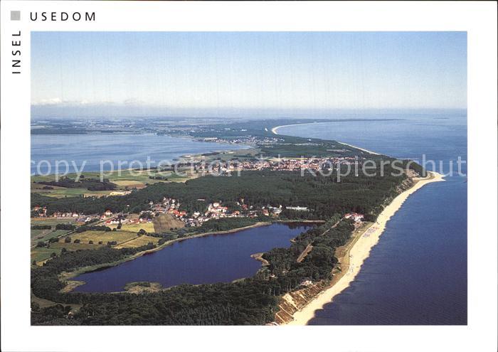 Usedom Mecklenburg-Vorpommern Koelpinsee Luftbild