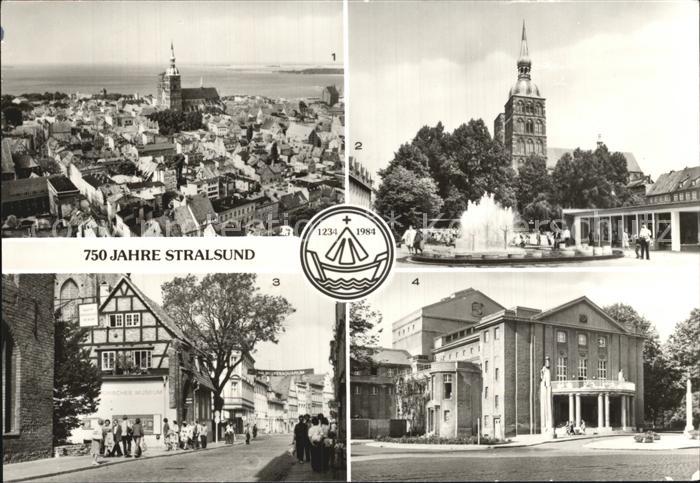 Stralsund Mecklenburg Vorpommern Ossenreyer Strasse Muenchstrasse Theater Werfts