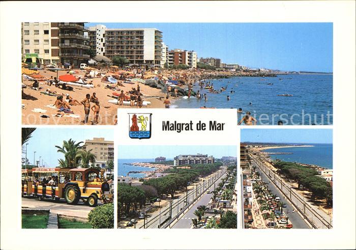 Malgrat de Mar Strand Luftaufnahmen