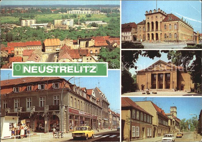 Neustrelitz Rathaus Friedrich Wolf Theater Gutenbergstrasse Wilhelm Pieck Strass