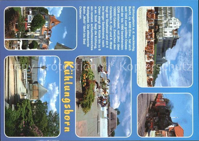 Kuehlungsborn Ostseebad Eisenbahn Strandpromenade