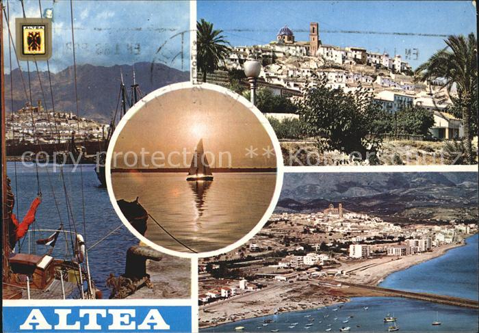 Altea Stadtansichten Hafen Luftbild