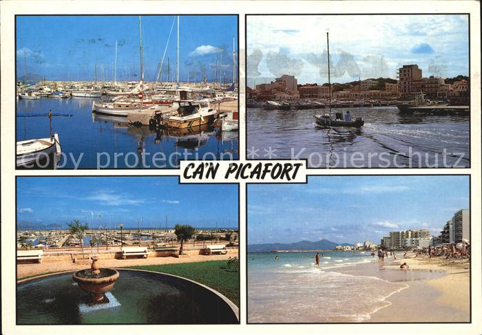 Can Picafort Mallorca Hafen Strand Promenade