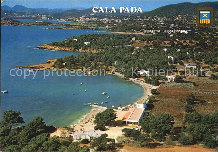 Ibiza Islas Baleares Cala Pada Club Luftbild