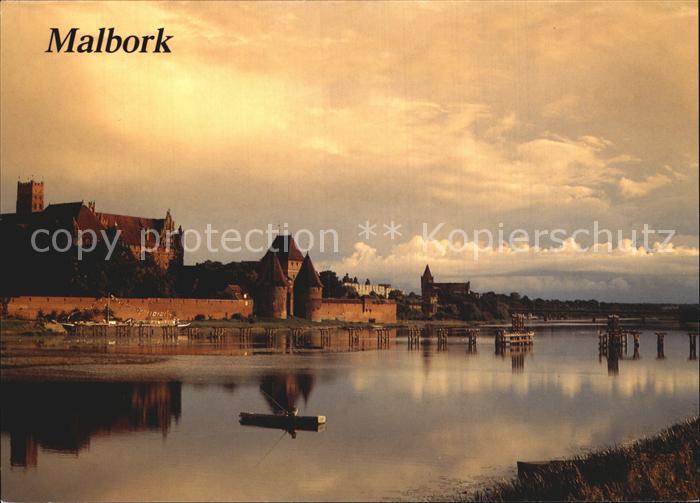Malbork Zamek Marienburg Abendstimmung