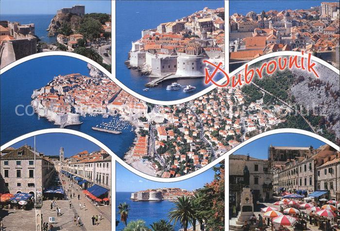 Dubrovnik Ragusa Luftaufnahme Stadtansichten
