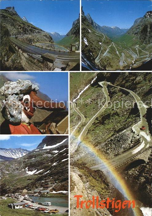 Norwegen Norge Trollstigen