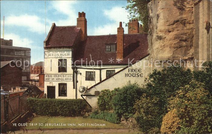 Nottingham UK Ye olde trip to jerusalem inn