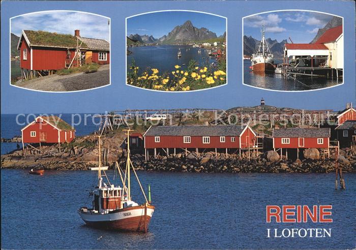 Reine Norwegen Lofoten Boot