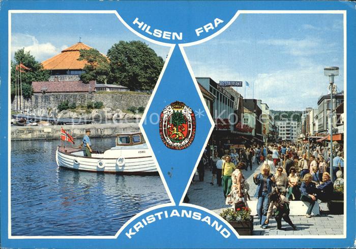 Kristiansand Boot Strassenansicht