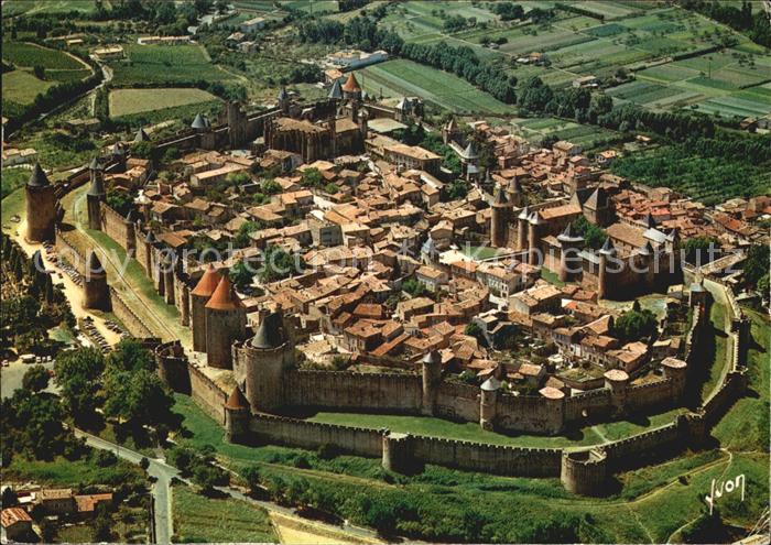 Carcassonne Fliegeraufnahme