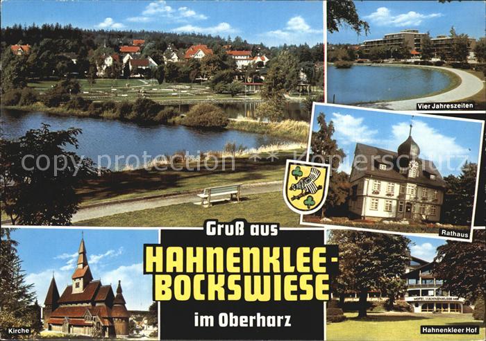 Hahnenklee-Bockswiese Harz Rathaus Hof Kirche