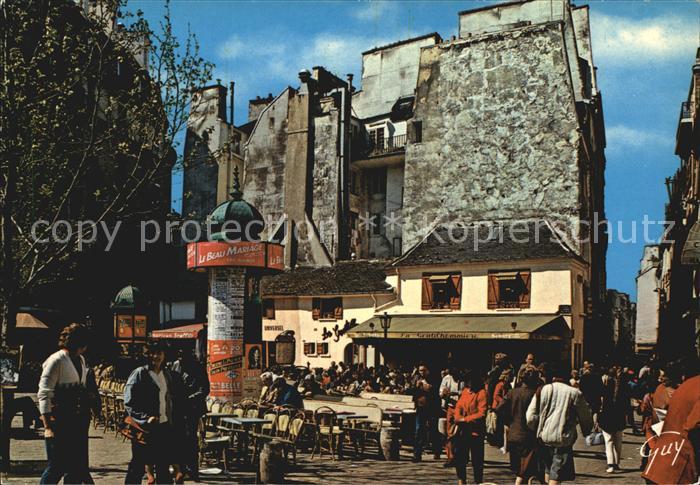Paris La Place Sainte Andrea des Arts
