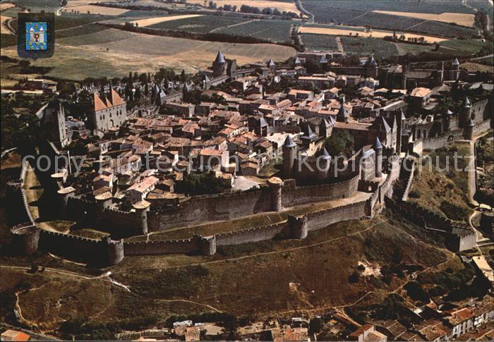 Carcassonne Fliegeraufnahme Cite Medievale