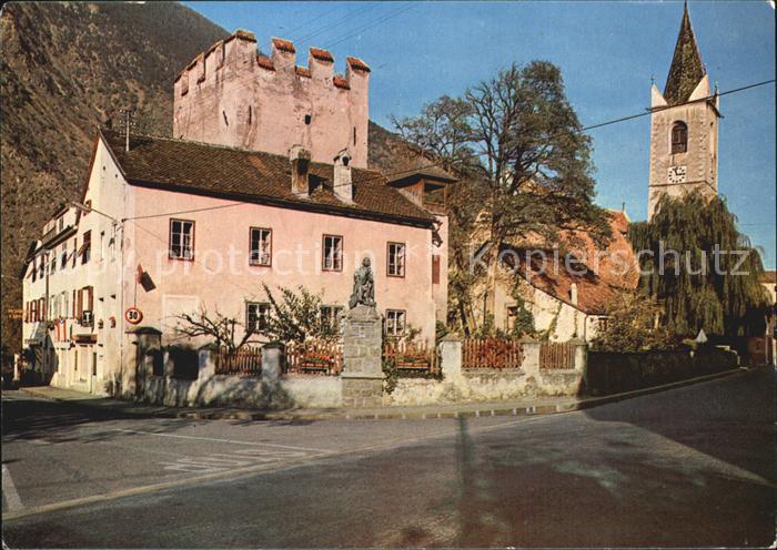 Venosta Laces Vinschgau Latsch Denkmal Hans der Sager