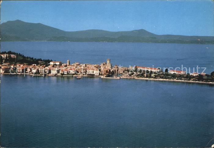 Sirmione Lago di Garda Fliegeraufnahme
