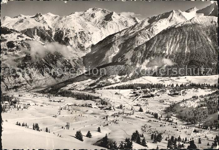 Courchevel Plateau des Tovets massif de Bellecote