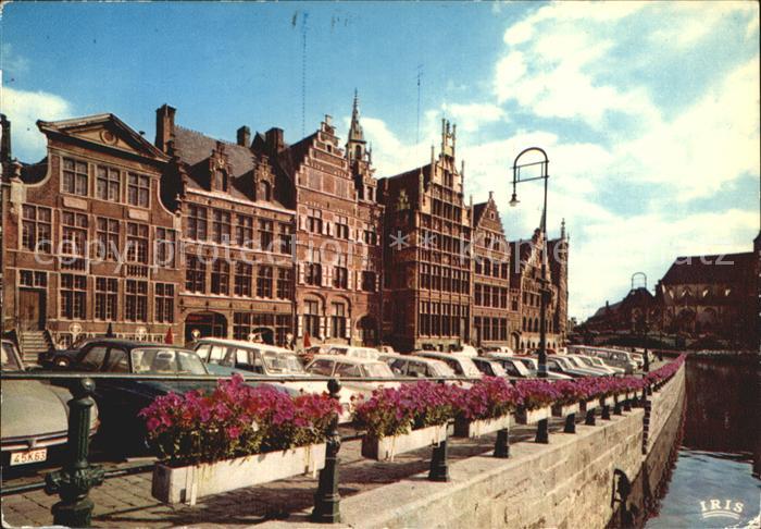 Gent Gand Flandre Quai aux Herbes
