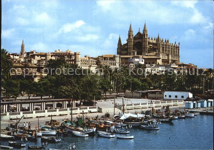 Palma de Mallorca Cathedrale und Hafen