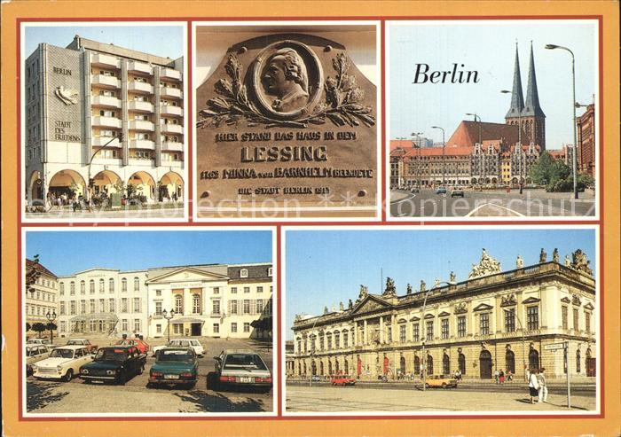 BERLIN  CITY Nikolaivierte Lessing-Gedenktafel Deutsches Theater