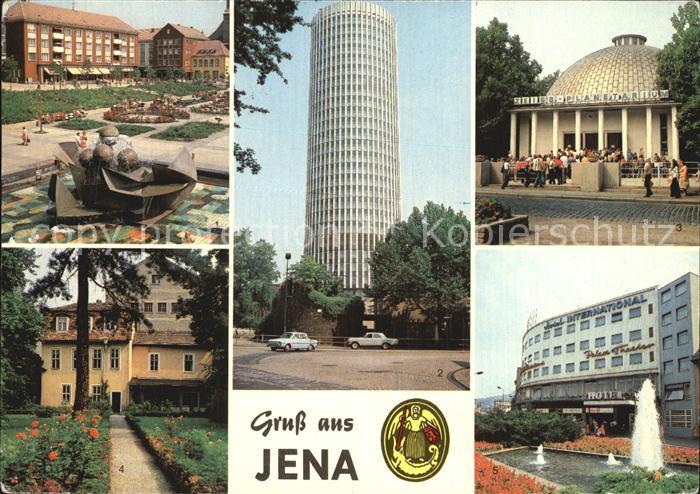 Jena Thueringen Schillerhaus Zeiss-Planetarium Interhotel International