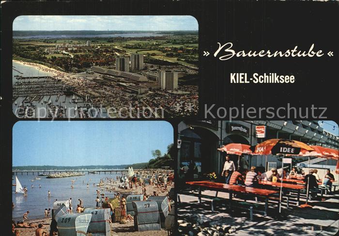 KIEL  CITY Schilksee Strand Fliegeraufnahme