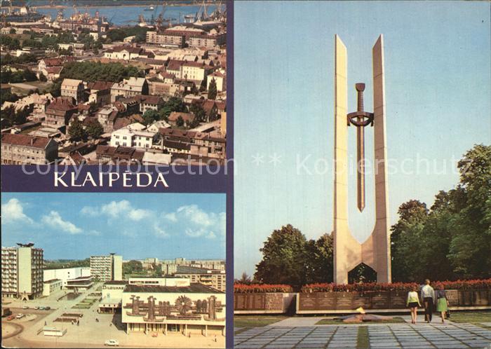 Klaipeda Denkmal Fliegeraufnahme