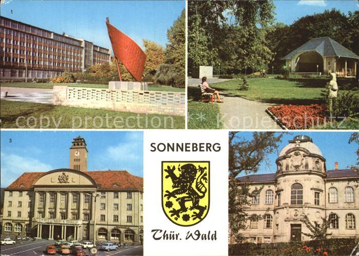 Sonneberg Thueringen Ehrenmal Karl-Marx-Strasse Spielzeugmuseum