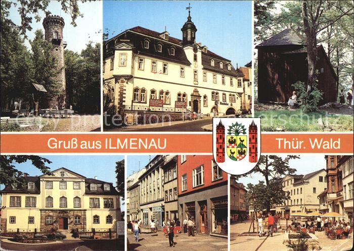 Ilmenau Thueringen Kickelhahnturm Goethehaeuschen Museum Lindenstrasse