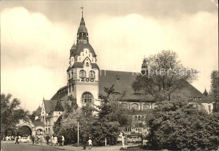 LEIPZIG Sachsen Zoo mit Kongresshalle
