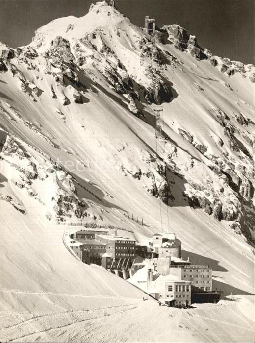 Zugspitzbahn Hotel Schneefernerhaus mit Gipfelbahn und Gipfelstation