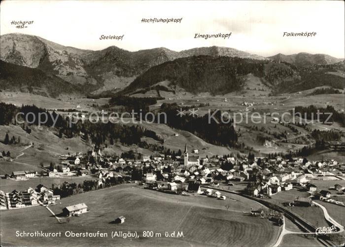 Oberstaufen Oberallgaeu Bayern Fliegeraufnahme