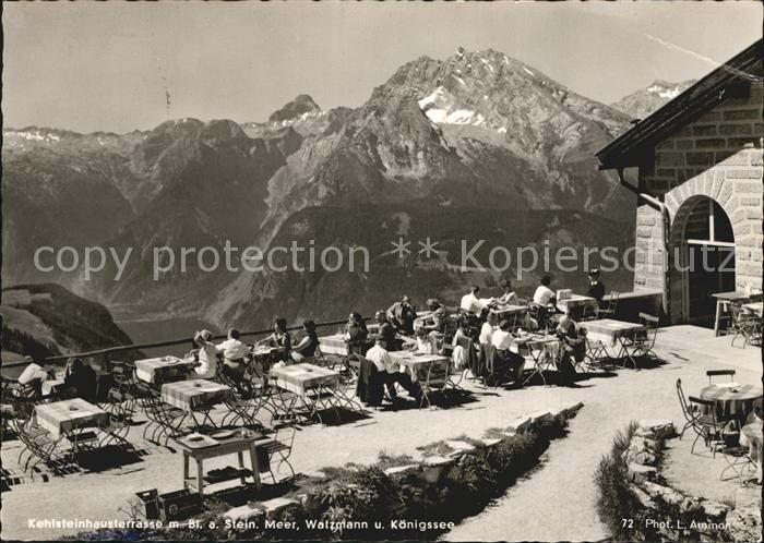 Kehlsteinhaus Terrasse Watzmann Koenigssee