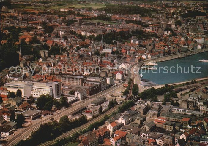 Flensburg Foerdestadt Fliegeraufnahme