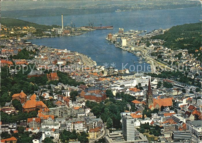 Flensburg Foerde Fliegeraufnahme