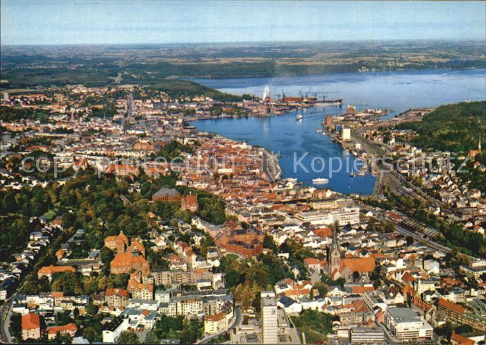 Flensburg Foerde Fliegeraufnahme