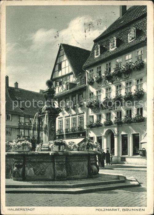 Halberstadt Holzmarkt Brunnen