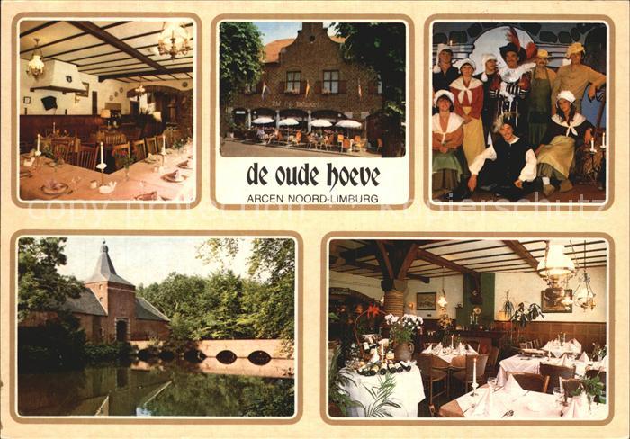 Arcen Hotel Restaurant De Oude Hoeve Gastraum Terrasse Personal