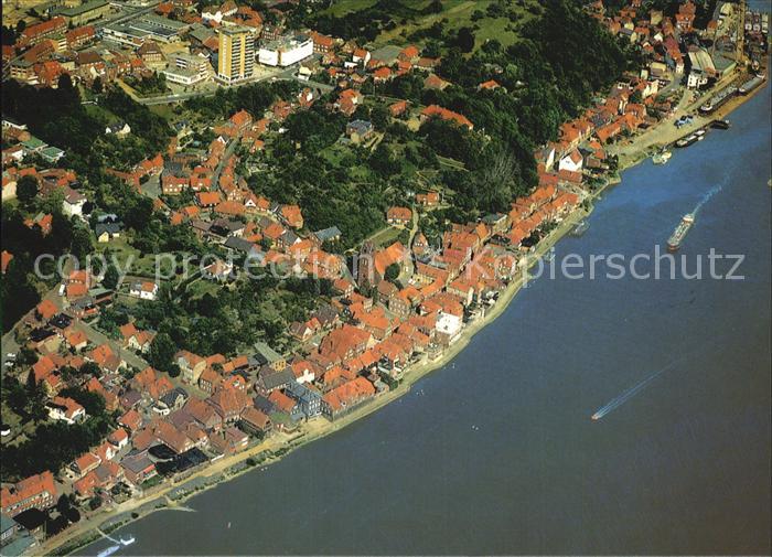 Lauenburg Elbe Fliegeraufnahme