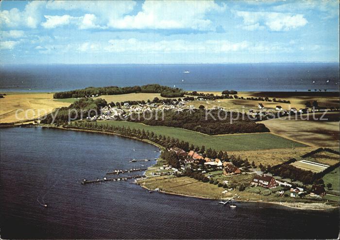 Maasholm Exhoeft Schlei Fliegeraufnahme